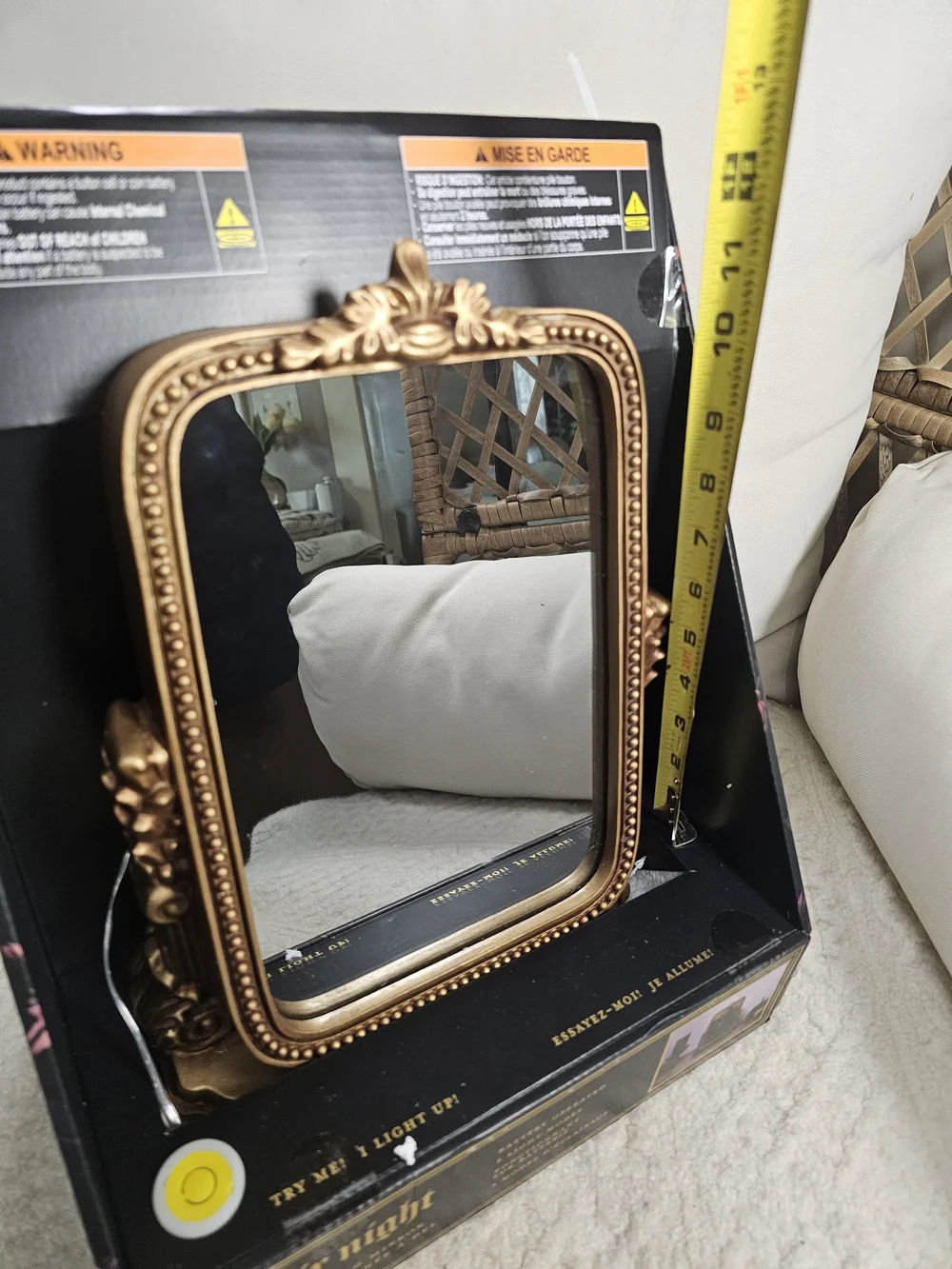 NEW! 15” Christian Siriano LED Halloween  Mirror Comes in Original Box HTF